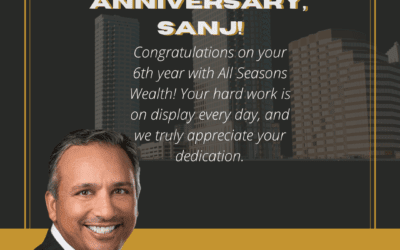 Sanj Anniversary Email